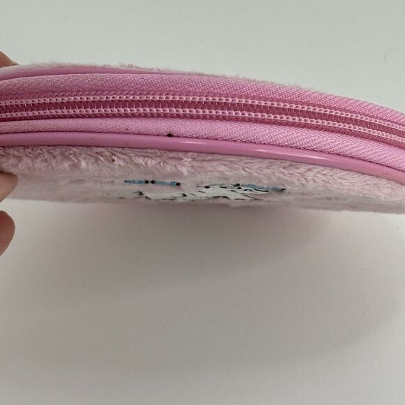 Vintage NEOPETS White Uni Unicorn Plush Pink Cover-8 CD DVD Case Holder w Zipper - Picture 5 of 6